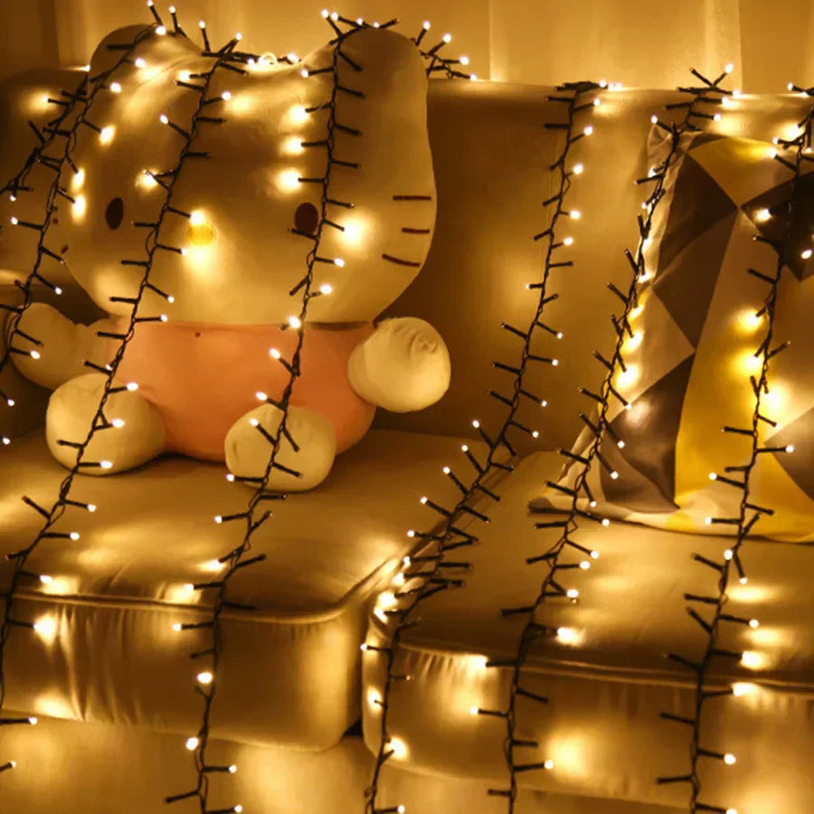 FIREFESTA LED Firecracker String Lights – Warm White Decorative Lighting | Waterproof Indoor & Outdoor Celebration Lights