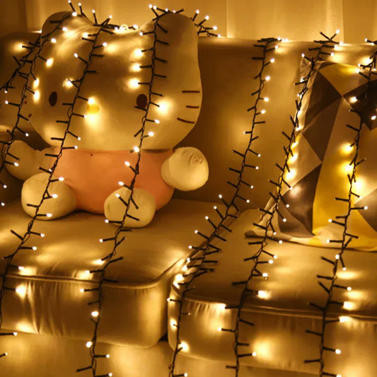 FIREFESTA LED Firecracker String Lights – Warm White Decorative Lighting | Waterproof Indoor & Outdoor Celebration Lights
