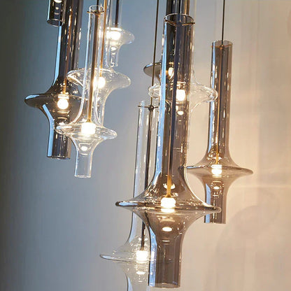 Aureline Glass Pendant Light – Luxury Nordic LED Hanging Lamp | Modern Designer Lighting for Elegant Interiors