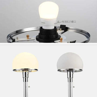 Luméhaus Table Lamp – Nordic Glass & Chrome Designer Lamp | Modern Ambient Lighting for Elegant Interiors