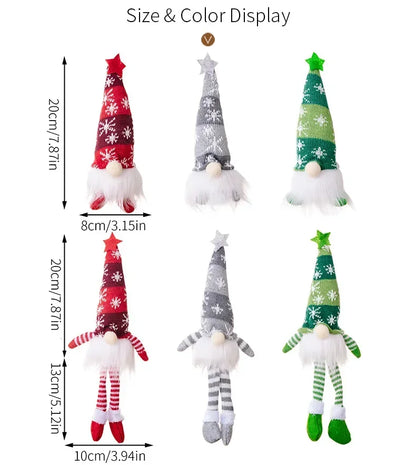 LUMIGNOME LED Christmas Gnome – Illuminated Scandinavian Plush Decoration | Festive Holiday Ornament