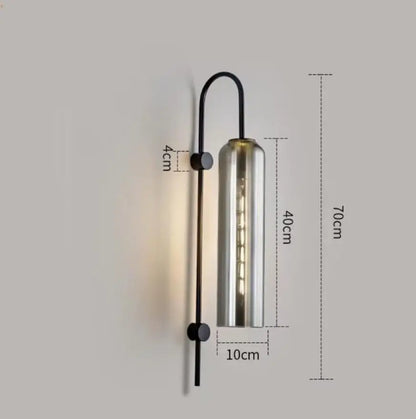 Scandinavian Glass Pendant Light – Modern E27 Ceiling Lamp | Elegant Ambient Lighting | Contemporary Nordic Interior Décor