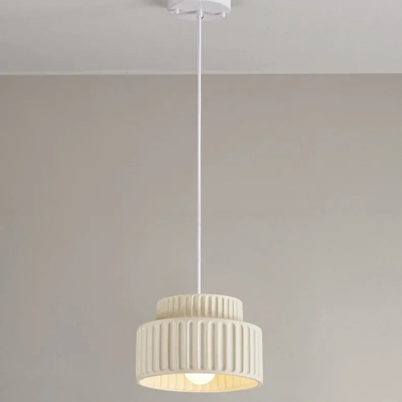 Veloura Resin Pendant Light – Nordic LED Ceiling Lamp | Minimalist Japandi Lighting for Modern Interiors