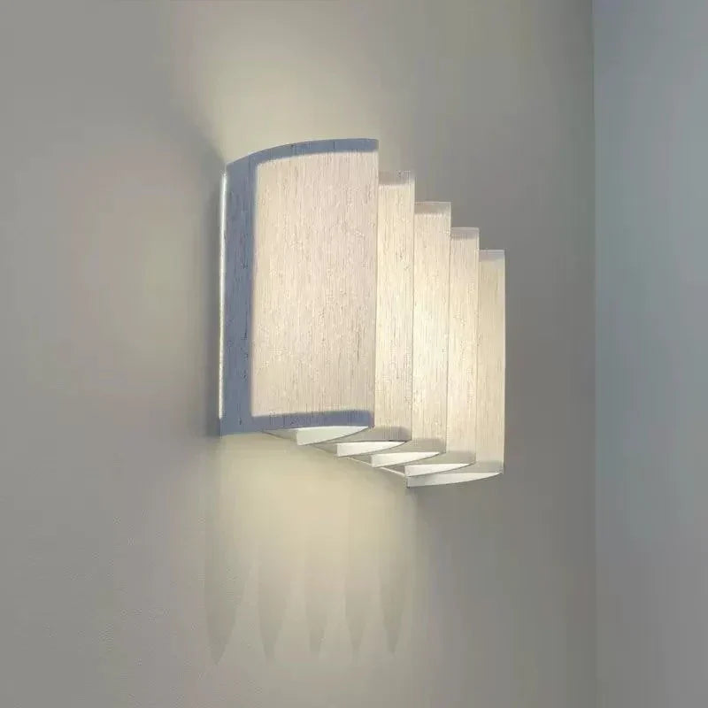 Kasumi Fabric Wall Light – Wabi-Sabi Wall Lamp | Japanese Minimalist Lighting for Calm Modern Interiors