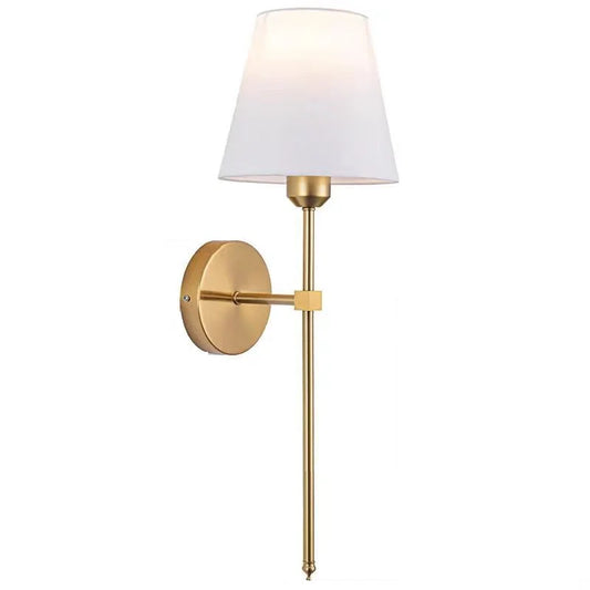 Heritage Fabric Wall Light – Industrial Style LED Wall Lamp | Vintage-Inspired Ambient Lighting | Elegant Interior Accent