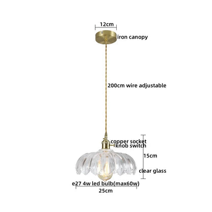 Verra Copper Pendant Light – Modern Glass Ceiling Lamp | Contemporary Ambient Lighting | Refined Interior Elegance