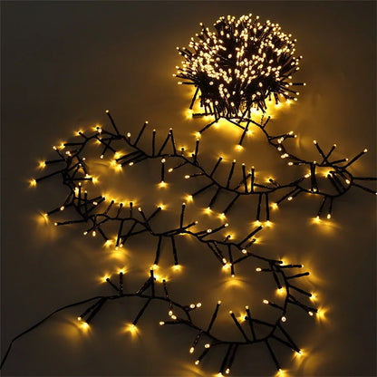 LumiBurst Cluster LED String Lights – Waterproof Firework-Style Christmas Lights | Indoor & Outdoor Decorative Lighting