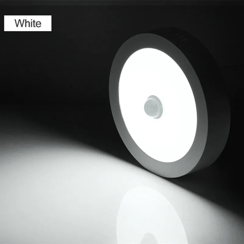 LED Ceiling Light with Motion Sensor – Automatic Round Ceiling Fixture | Energy-Efficient Indoor Lighting | PIR Sensor Ceiling Lamp