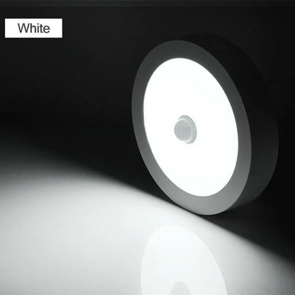 LED Ceiling Light with Motion Sensor – Automatic Round Ceiling Fixture | Energy-Efficient Indoor Lighting | PIR Sensor Ceiling Lamp
