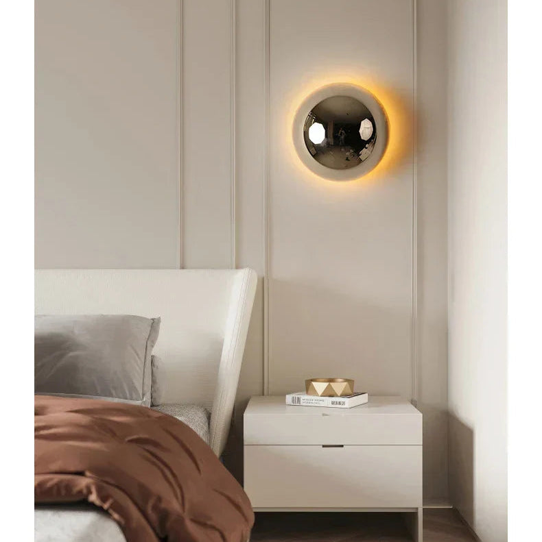 Orvello Round Wall Light – Bauhaus LED Wall Lamp | Modern Up & Down Ambient Lighting