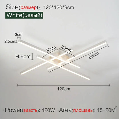 Modern Nordic LED Ceiling Light – Minimalist Flush Mount Ceiling Lamp | Energy-Efficient Home Lighting | Premium Contemporary Fixture
