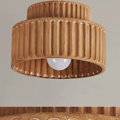 Veloura Resin Pendant Light – Nordic LED Ceiling Lamp | Minimalist Japandi Lighting for Modern Interiors