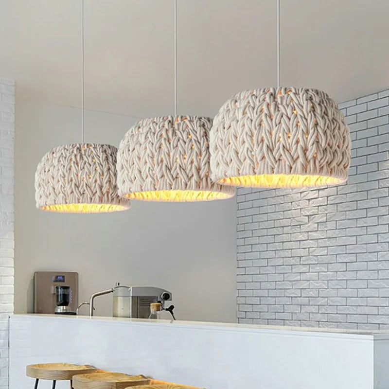 Hikari Woven Pendant Light – Japandi Rattan Ceiling Lamp | Handcrafted Natural Hanging Light for Modern Interiors