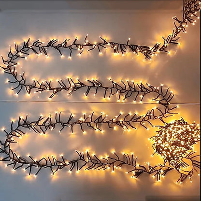 FIREFESTA LED Firecracker String Lights – Warm White Decorative Lighting | Waterproof Indoor & Outdoor Celebration Lights