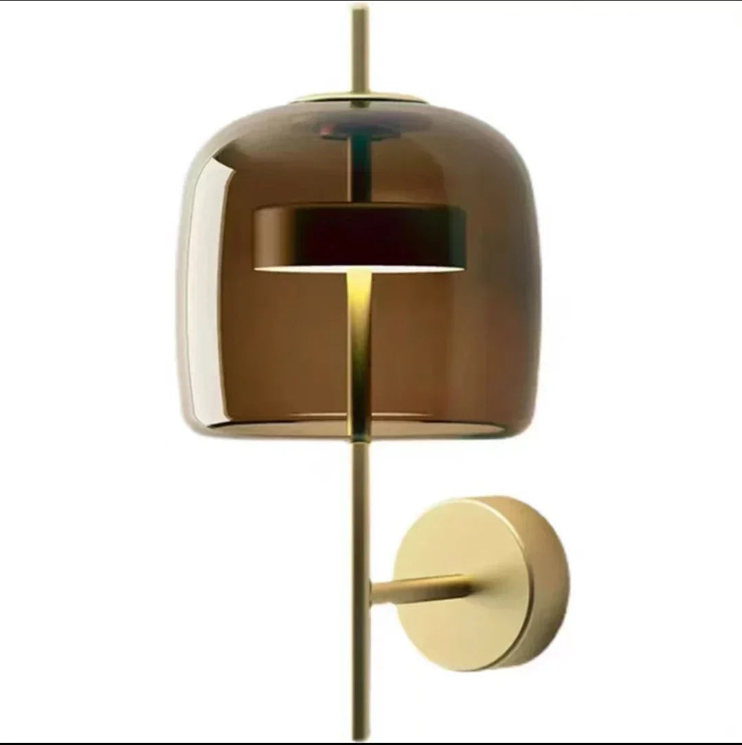 Veralis Wall Light – Nordic Glass LED Wall Lamp | Minimalist Ambient Lighting for Modern Interiors