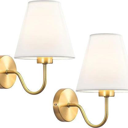 Aureva Fabric Wall Light – Nordic Wall Lamp | Soft Ambient Lighting for Elegant Modern Interiors