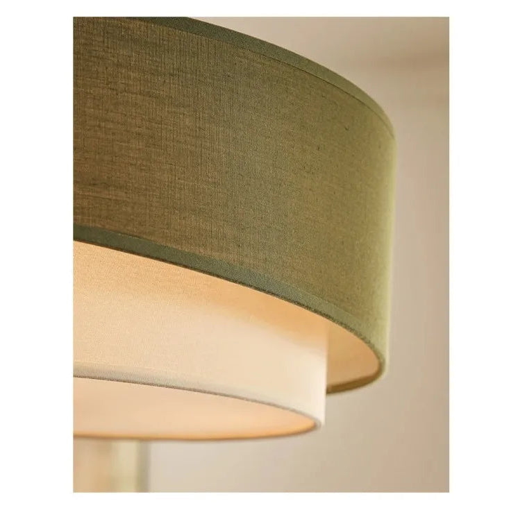 Kaori Ceiling Light – Wabi-Sabi Fabric Flush Lamp | Japanese Minimalist LED Lighting for Calm Interiors