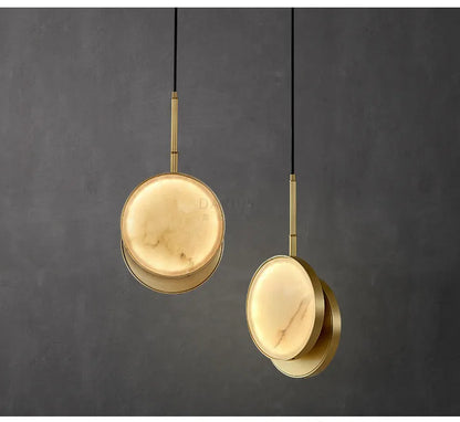 Marble Wall Light – Modern Gold LED Wall Lamp | Luxury Ambient Lighting | Contemporary Stone Interior Feature
