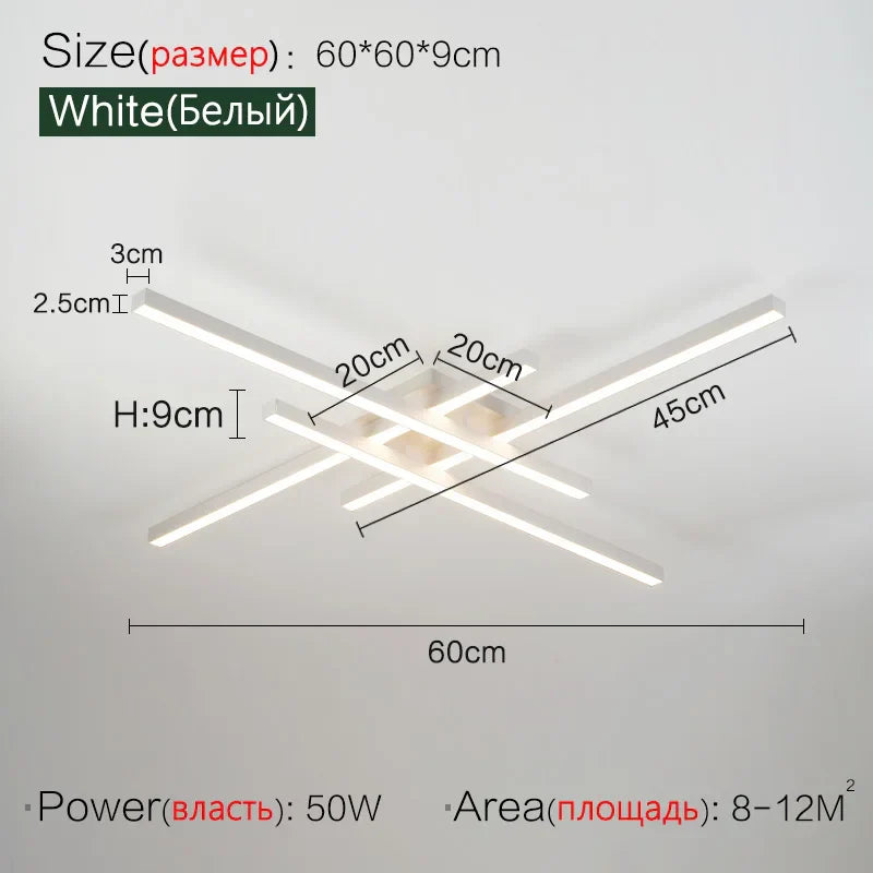 Modern Nordic LED Ceiling Light – Minimalist Flush Mount Ceiling Lamp | Energy-Efficient Home Lighting | Premium Contemporary Fixture