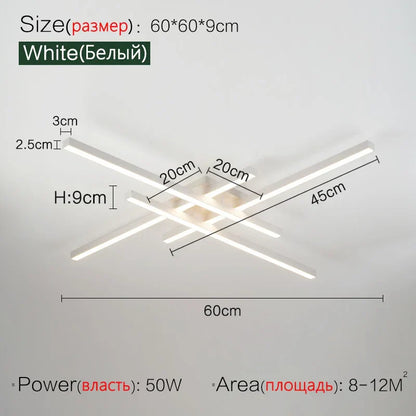 Modern Nordic LED Ceiling Light – Minimalist Flush Mount Ceiling Lamp | Energy-Efficient Home Lighting | Premium Contemporary Fixture