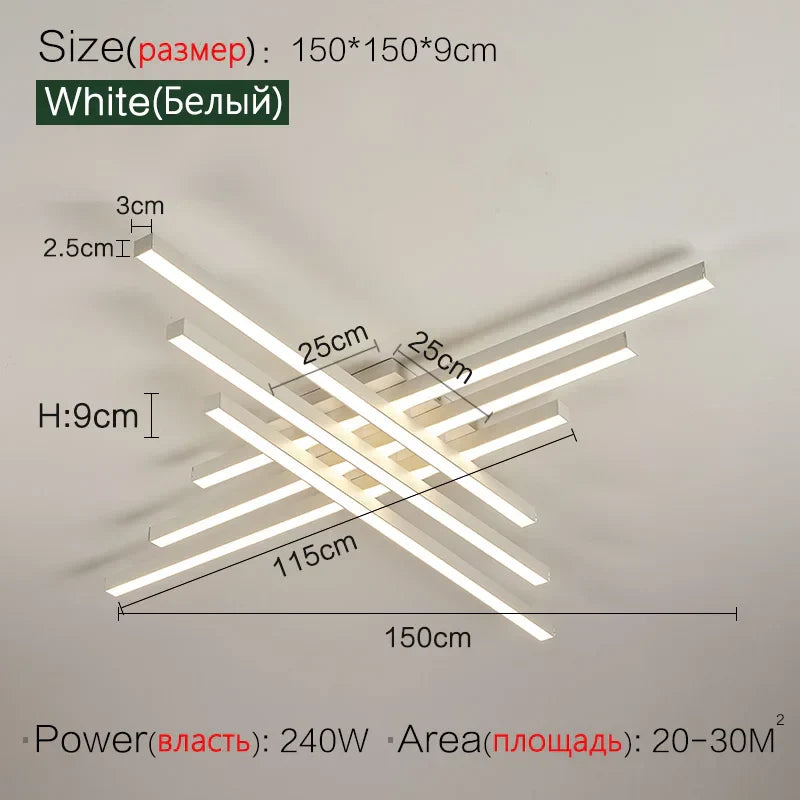 Modern Nordic LED Ceiling Light – Minimalist Flush Mount Ceiling Lamp | Energy-Efficient Home Lighting | Premium Contemporary Fixture