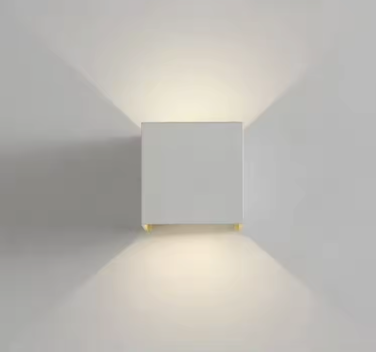 CubeGlow Wireless Wall Lights – Set of 2 LED Wall Lamps | Rechargeable Ambient Lighting | Modern Space-Saving Design