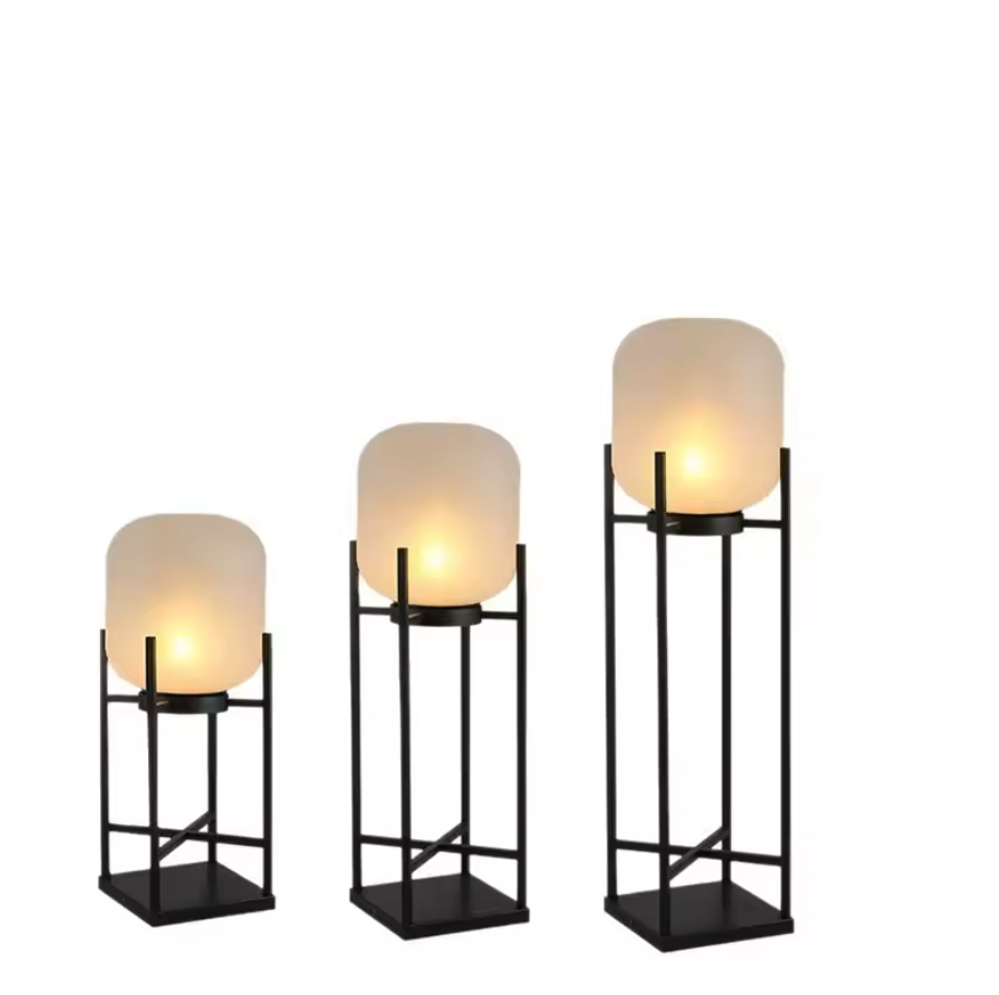 Solar Floor Lantern – Outdoor Solar Lamp | Weatherproof Garden & Patio Lighting