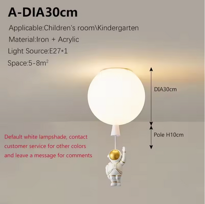 Fateh Astronaut LED Ceiling Light – Modern Moon Inspired Ceiling Lamp | Creative Space-Themed Interior Lighting