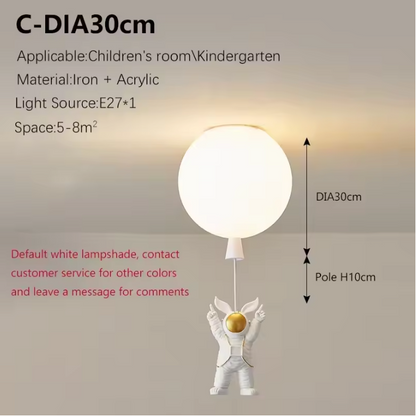 Fateh Astronaut LED Ceiling Light – Modern Moon Inspired Ceiling Lamp | Creative Space-Themed Interior Lighting