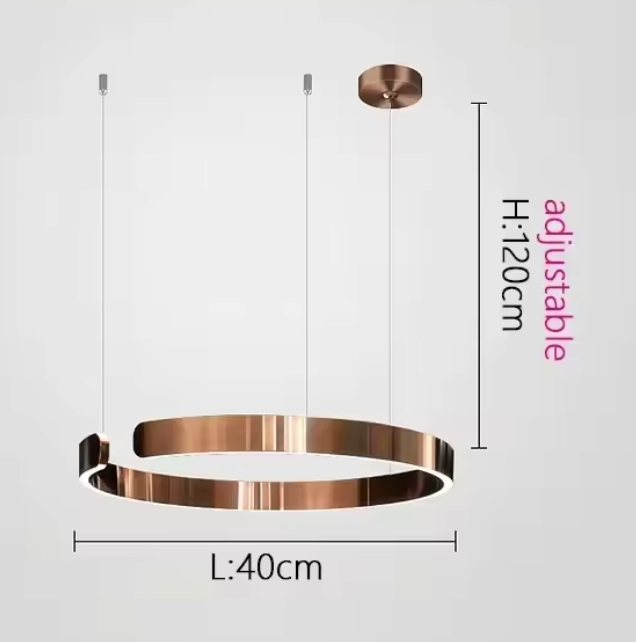 Elvara Linear Pendant Light – Minimalist LED Dining Table Lamp | Modern Adjustable Hanging Light for Kitchen Islands & Contemporary Interiors