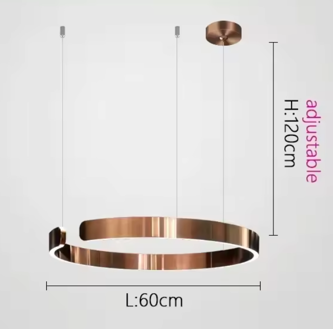 Elvara Linear Pendant Light – Minimalist LED Dining Table Lamp | Modern Adjustable Hanging Light for Kitchen Islands & Contemporary Interiors