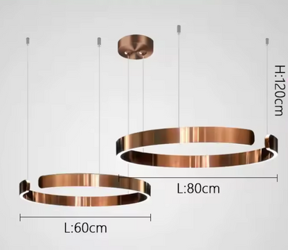 Elvara Linear Pendant Light – Minimalist LED Dining Table Lamp | Modern Adjustable Hanging Light for Kitchen Islands & Contemporary Interiors