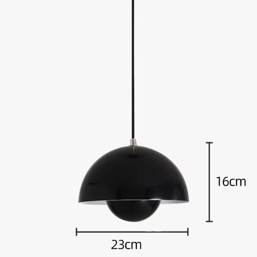 Scandinavian Flowerpot Pendant Light – Modern Nordic Ceiling Lamp | Warm Minimalist Interior Lighting