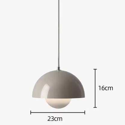 Scandinavian Flowerpot Pendant Light – Modern Nordic Ceiling Lamp | Warm Minimalist Interior Lighting