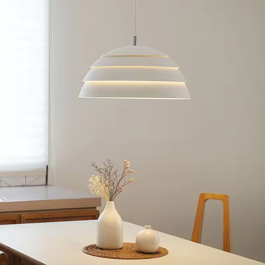 Nordic Dome Pendant Light – Modern LED Ceiling Lamp | Minimalist Kitchen & Dining Lighting
