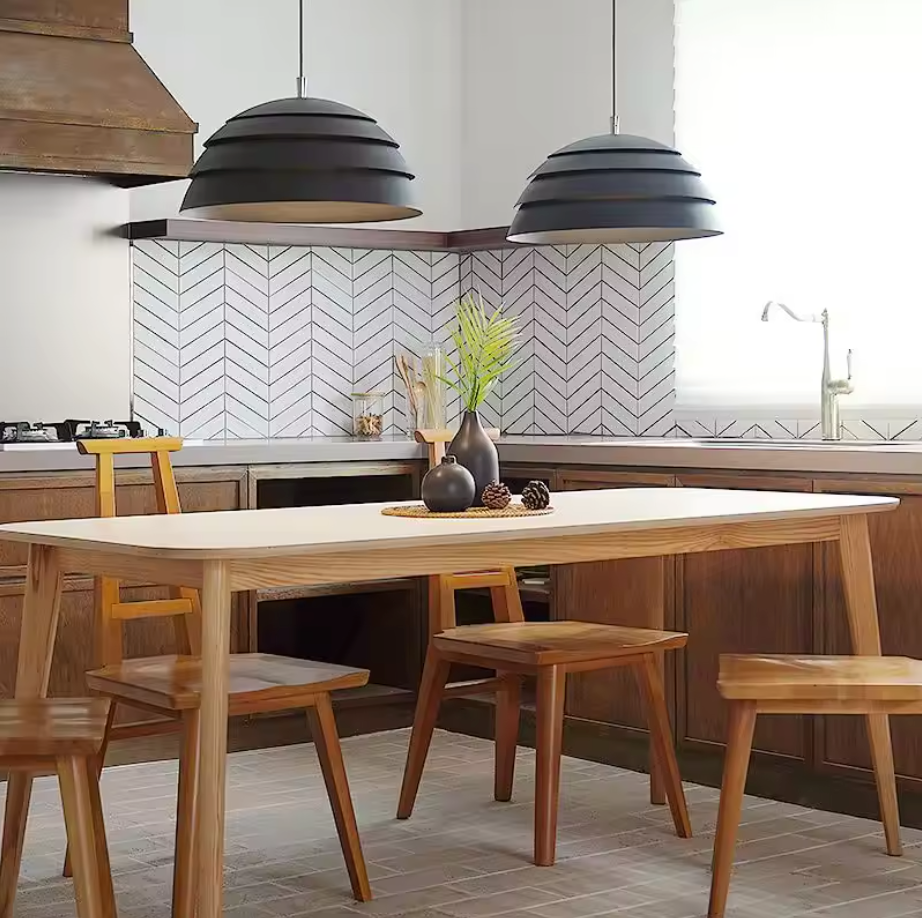 Nordic Dome Pendant Light – Modern LED Ceiling Lamp | Minimalist Kitchen & Dining Lighting