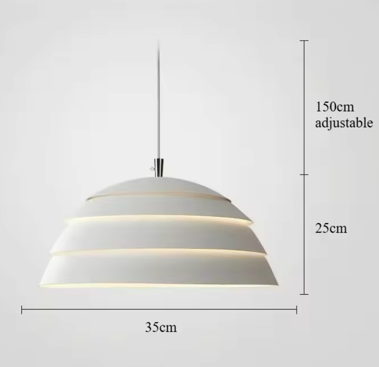 Nordic Dome Pendant Light – Modern LED Ceiling Lamp | Minimalist Kitchen & Dining Lighting