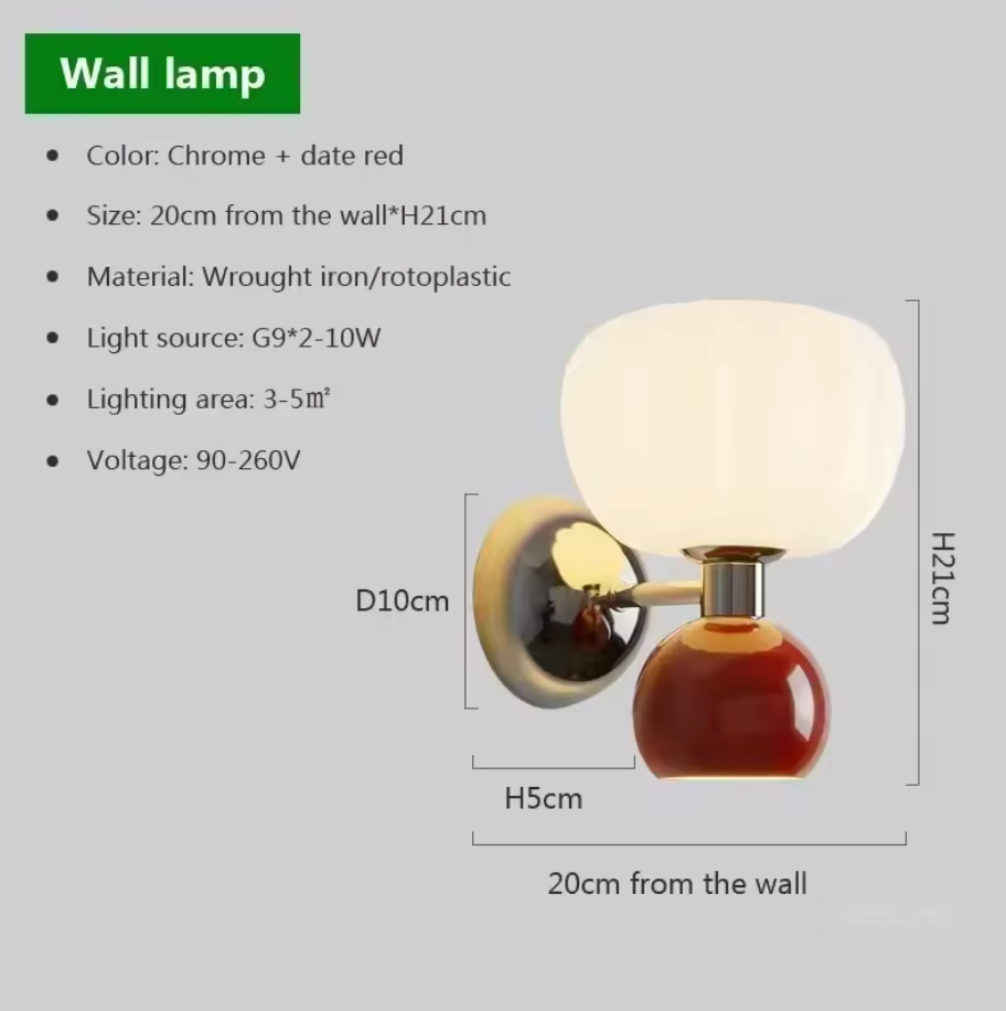 Cream Resin LED Wall Light – Modern Designer Wall Sconce | Soft Ambient Interior Lighting