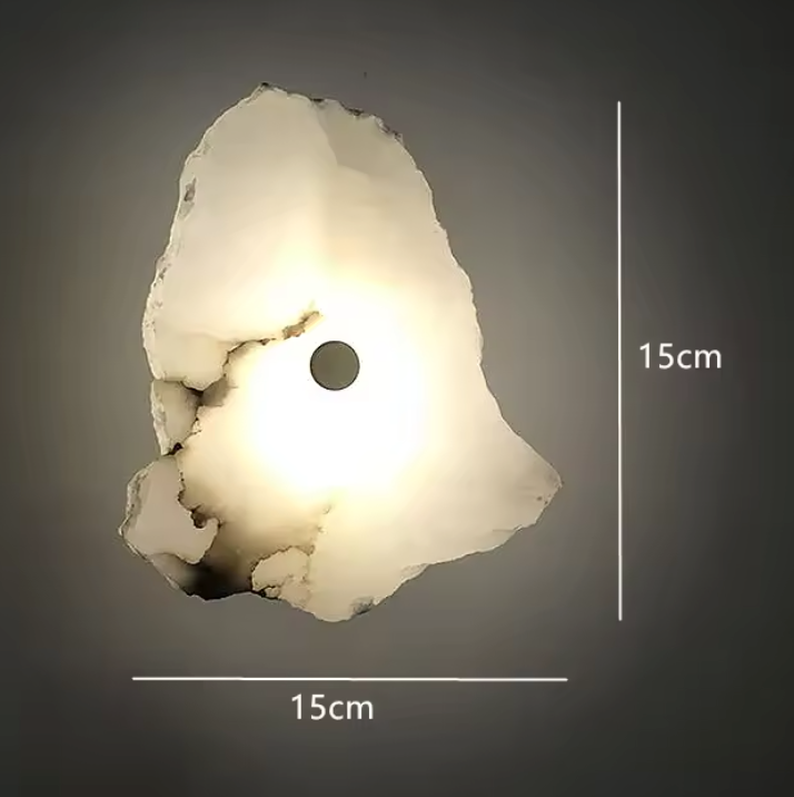 Aurelia Alabaster Wall Light – Spanish Stone Wall Lamp | Luxury Ambient Lighting | Modern Classic Interior Design