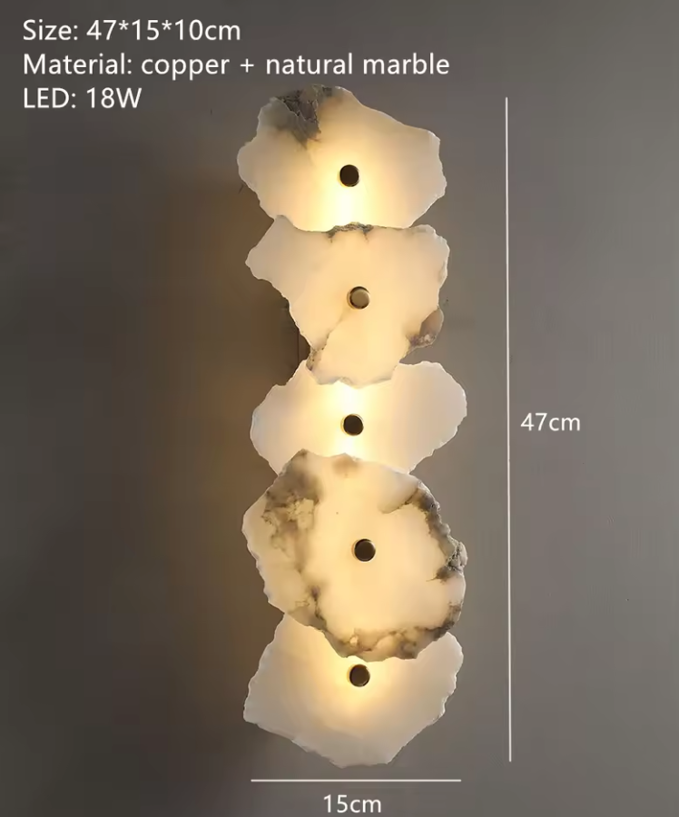 Aurelia Alabaster Wall Light – Spanish Stone Wall Lamp | Luxury Ambient Lighting | Modern Classic Interior Design