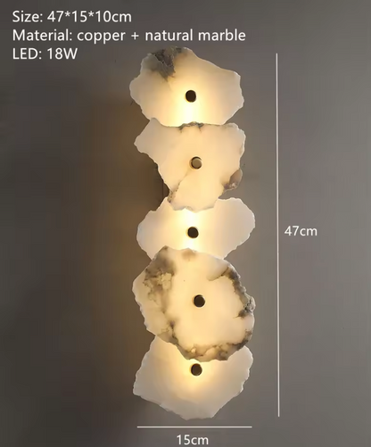 Aurelia Alabaster Wall Light – Spanish Stone Wall Lamp | Luxury Ambient Lighting | Modern Classic Interior Design