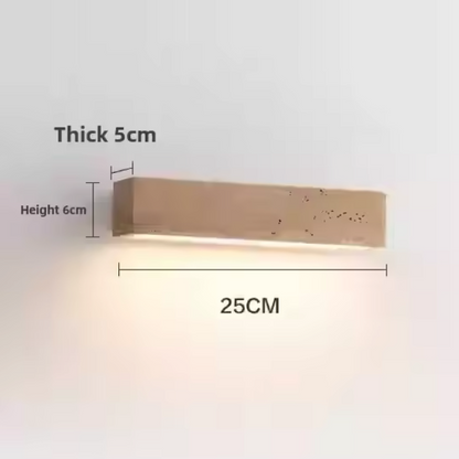 Zenora Stone Wall Light – Wabi-Sabi LED Wall Lamp | Natural Stone Ambient Lighting | Japandi Interior Elegance