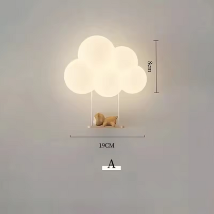 WonderGlow Animal Wall Light – Children's LED Wall Lamp | Nursery Night Light | Whimsical Bedroom Lighting