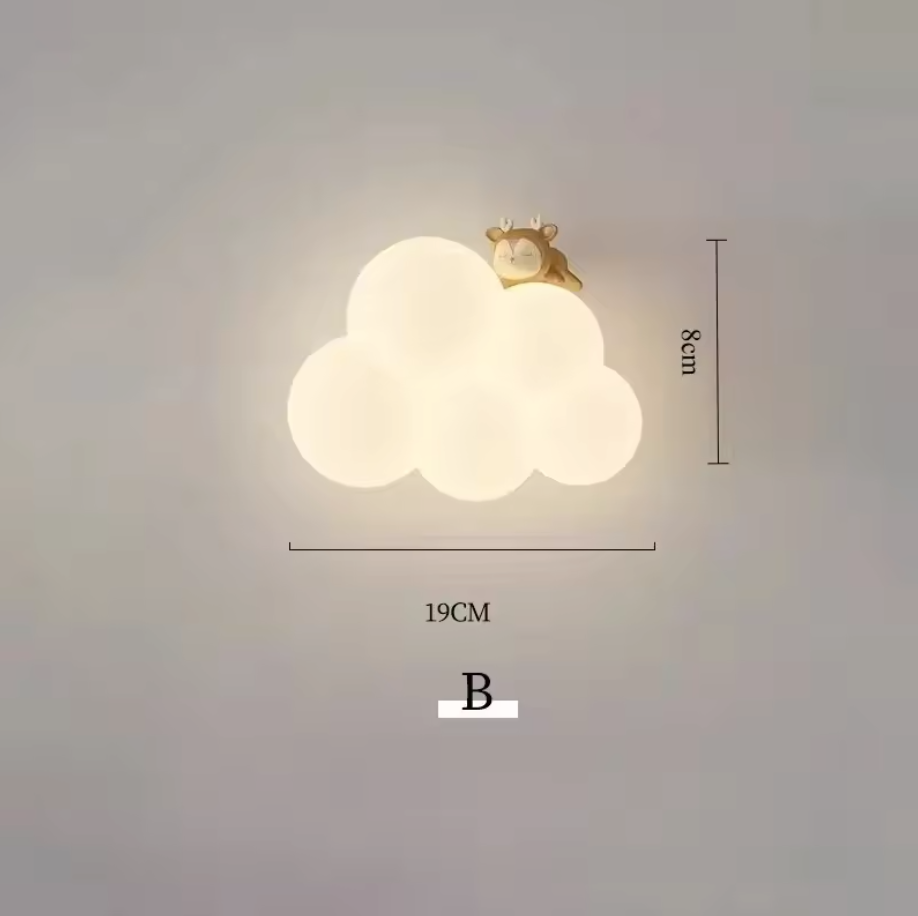 WonderGlow Animal Wall Light – Children's LED Wall Lamp | Nursery Night Light | Whimsical Bedroom Lighting