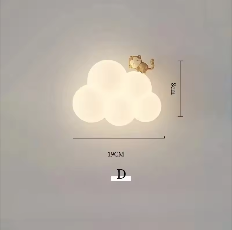 WonderGlow Animal Wall Light – Children's LED Wall Lamp | Nursery Night Light | Whimsical Bedroom Lighting