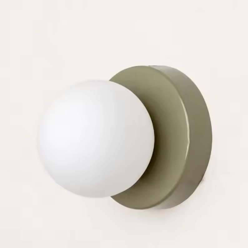Nordic Orb Glass Pendant Light – Scandinavian LED Ceiling Light | Soft Ambient Illumination | Modern Interior Elegance