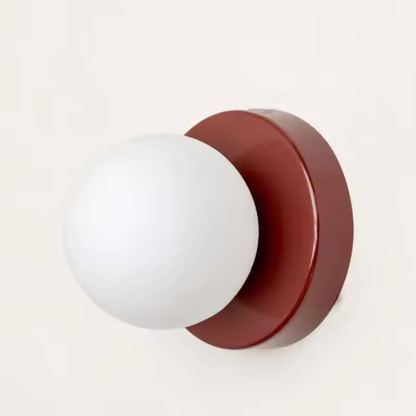 Nordic Orb Glass Pendant Light – Scandinavian LED Ceiling Light | Soft Ambient Illumination | Modern Interior Elegance