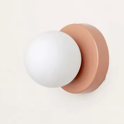 Nordic Orb Glass Pendant Light – Scandinavian LED Ceiling Light | Soft Ambient Illumination | Modern Interior Elegance