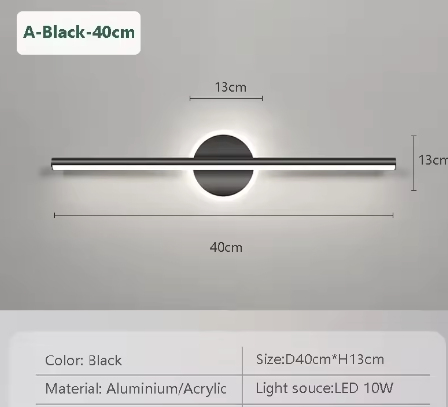Leigh Linear LED Wall Light – Modern Architectural Wall Lamp | Contemporary Ambient Lighting | Minimalist Interior Design