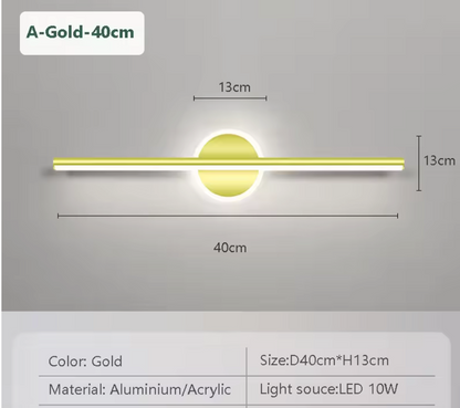 Leigh Linear LED Wall Light – Modern Architectural Wall Lamp | Contemporary Ambient Lighting | Minimalist Interior Design